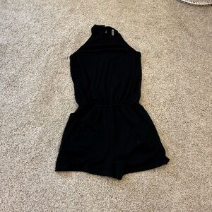 Cotton Black Romper